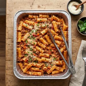 Rigatoni Bolognese Catering