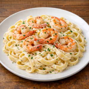 Fettuccine Alfredo with Shrimp product image